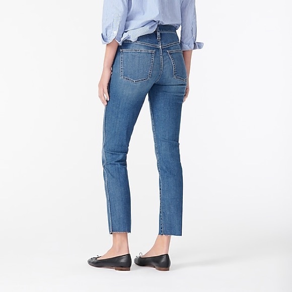J.Crew Vintage Straight Jean High Rise Raw Hem - Picture 3 of 14